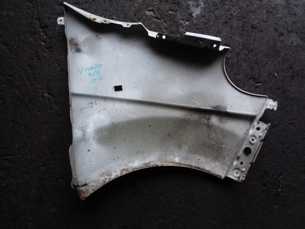 VAUXHALL VIVARO RENAULT TRAFIC 2007 NS PASSENGER SIDE WING PANEL WHITE