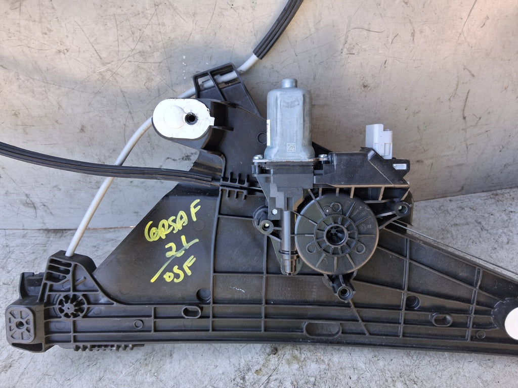 VAUXHALL CORSA F 2021 OSF DRIVER SIDE FRONT WINDOW MOTOR & REGULATOR 9829043380