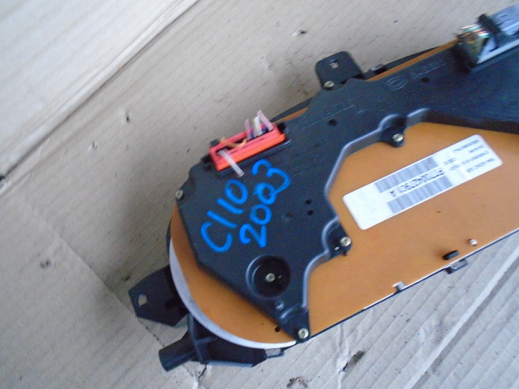 RENAULT CLIO 2003 SPEEDOMETER INSTRUMENT CLUSTER 7700427901A