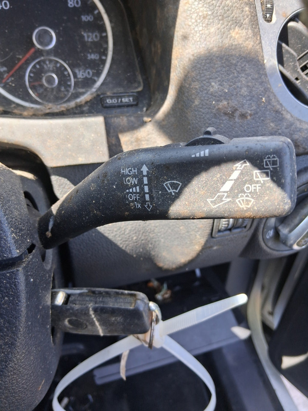 2013 VW VOLKSWAGEN TIGUAN MK1  WIPER INDICATOR STALK SWITCH SQUIB