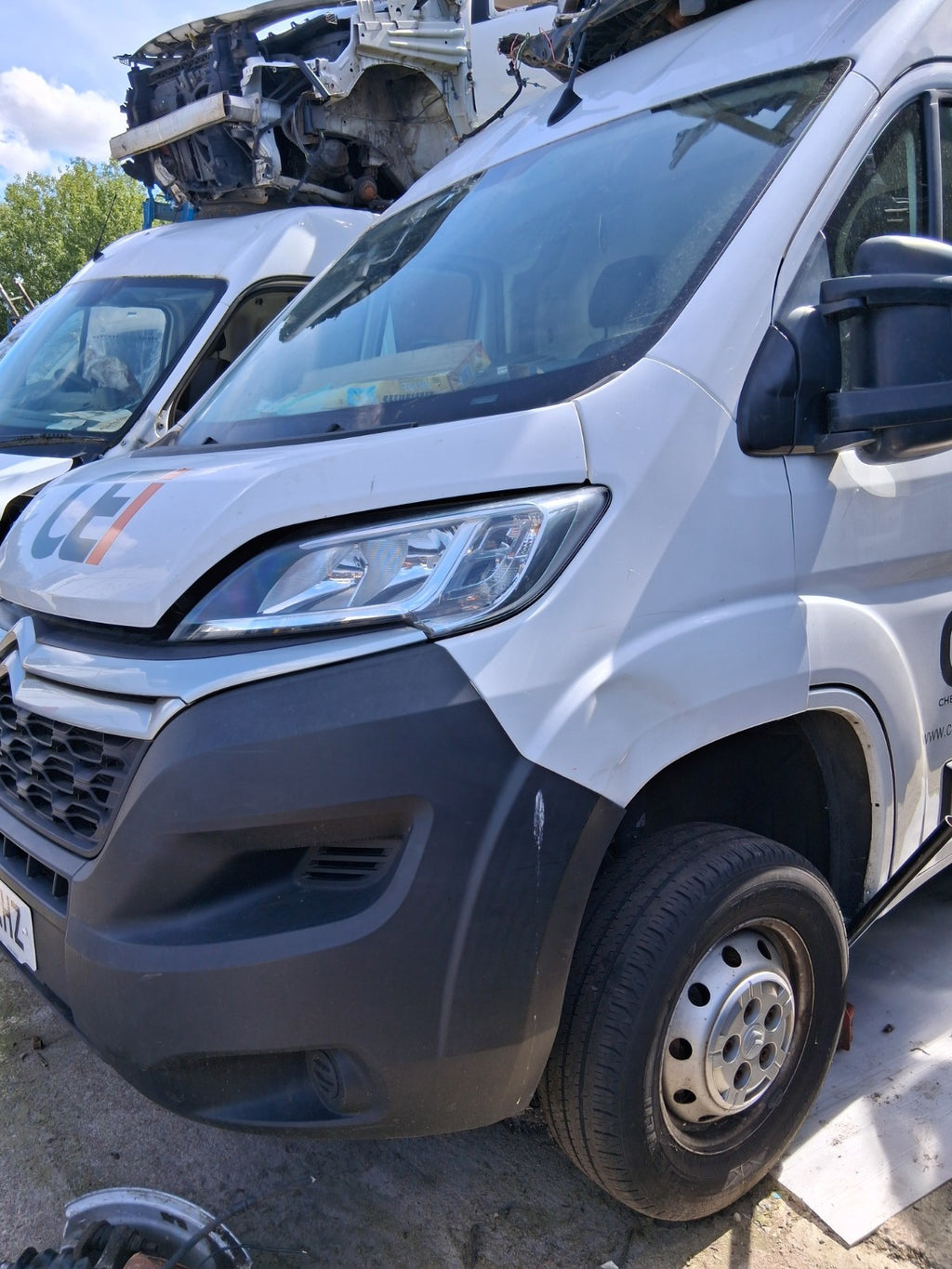 2021 CITROEN RELAY 2.2 DIESEL MK3 FACELIFT COMPLETE FRONT END WHITE