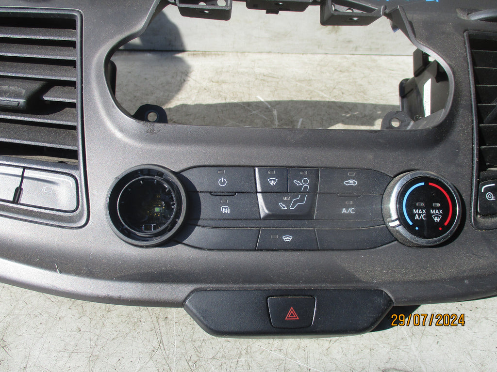 2021 FORD TRANSIT MK8 CUSTOM CLIMATE CONTROL SWITCH PANEL TRIM JK2118835BDW