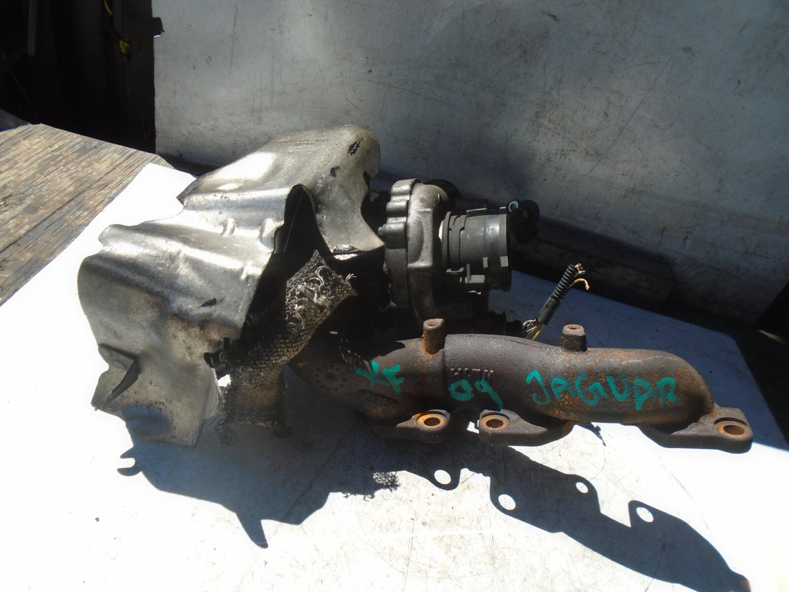 JAGUAR XF 2009 2.7 DIESEL AUTO TURBO TURBO CHARGER 6R8Q6K682BD