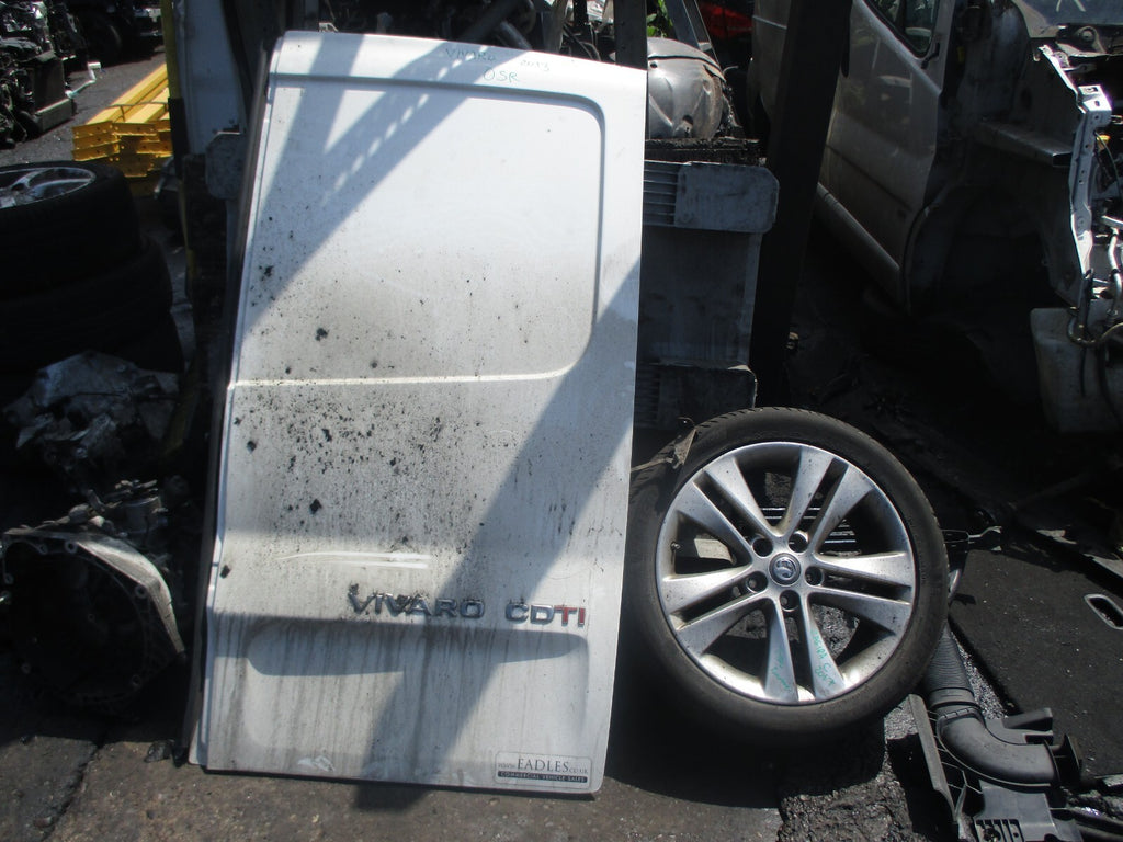 VAUXHALL VIVARO 2013 OS DRIVER SIDE REAR COMPLETE WHITE