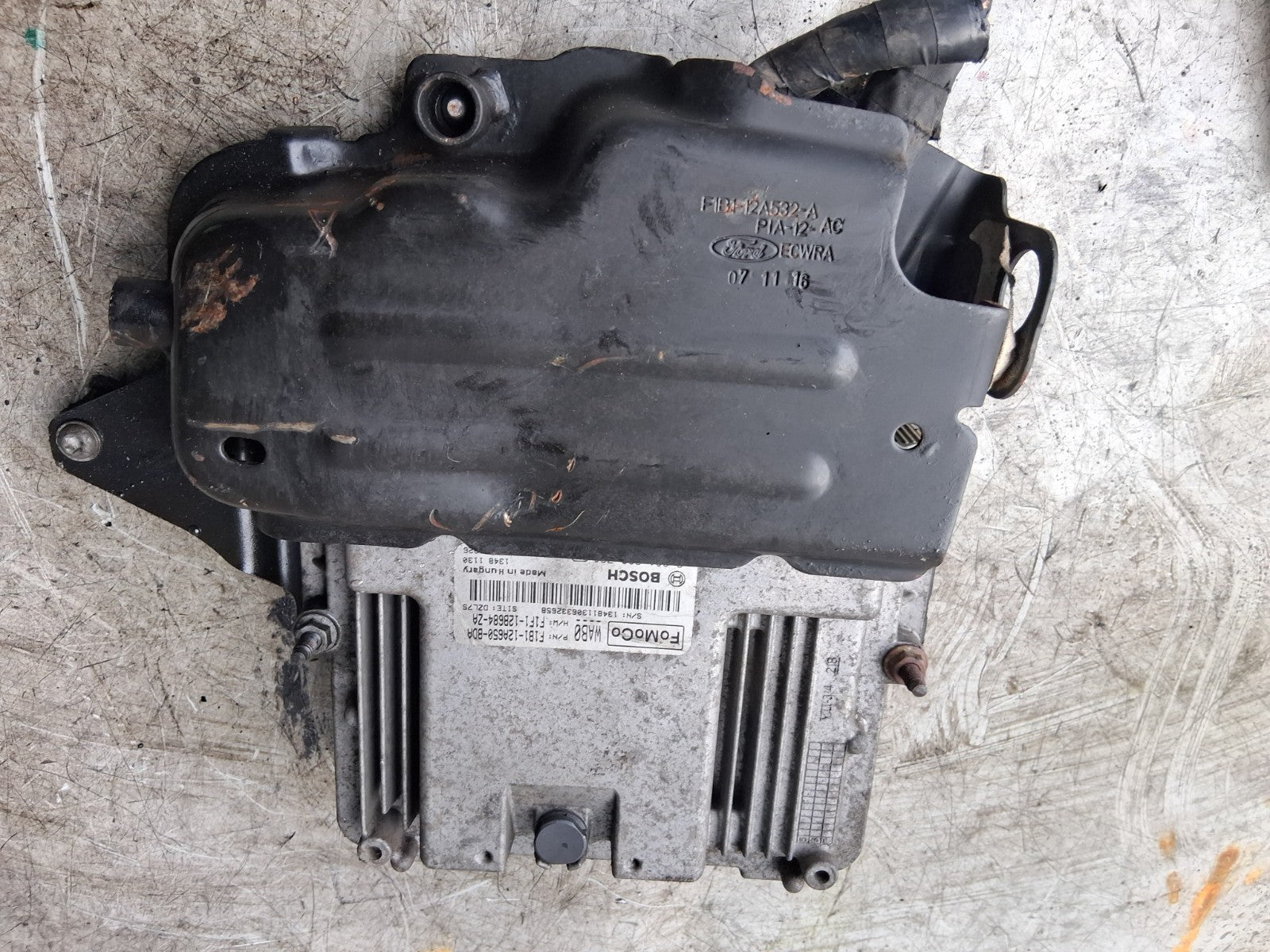 2017 FORD FIESTA MK7 1.5 DIESEL ECU ENGINE CONTROL UNIT F1B112A650BDA