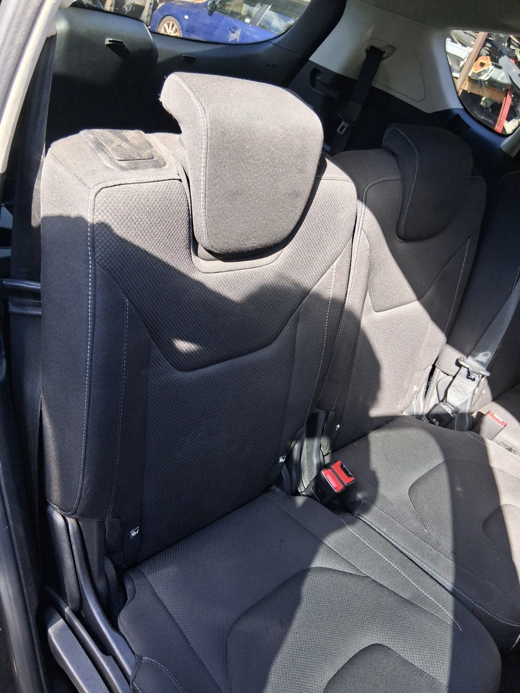 2017 FORD S MAX MK2 OSR DRIVER SIDE REAR RIGHT COMPLETE FABRIC SEAT
