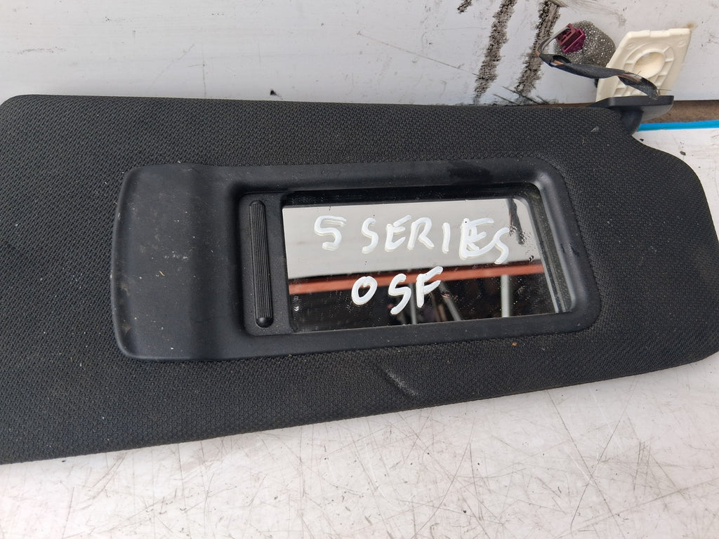 2010 BMW 5 SERIES F10 FRONT OSF DRIVER SIDE SUN VISOR