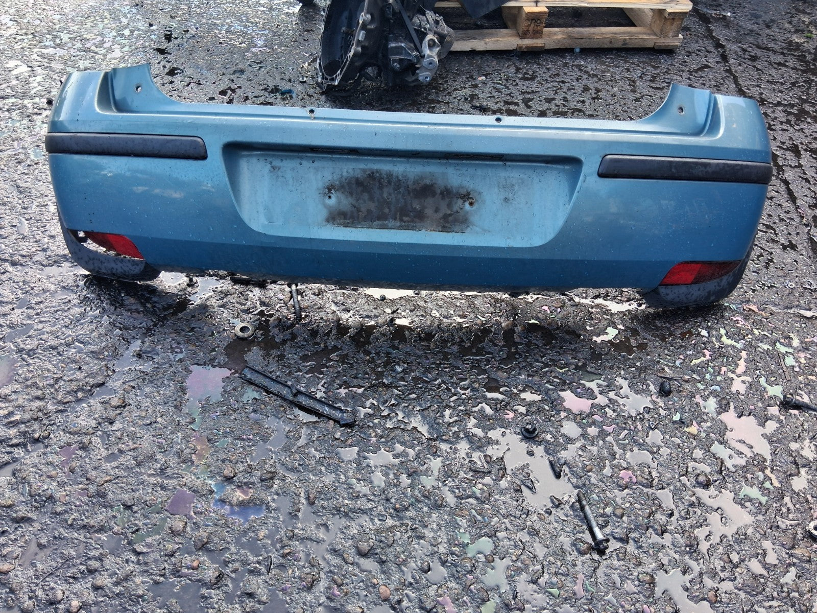 2006 VAUXHALL CORSA C COMPLETE REAR BUMPER BLUE