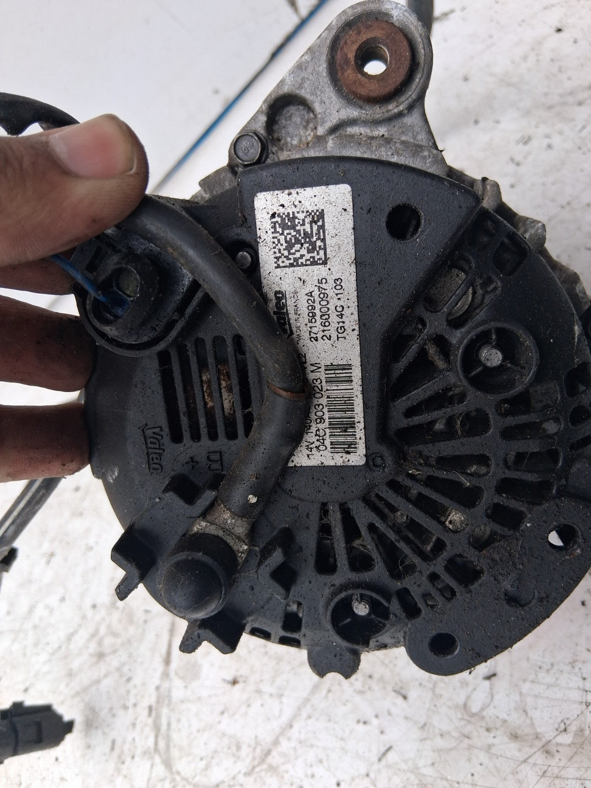 SEAT IBIZA MK4 6J 2015 1.4 PETROL ALTERNATOR 04C903023M