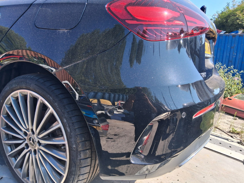 2023 MERCEDES A CLASS AMG W177 HATCHBACK REAR COMPLETE BUMPER COSMOS BLACK 191
