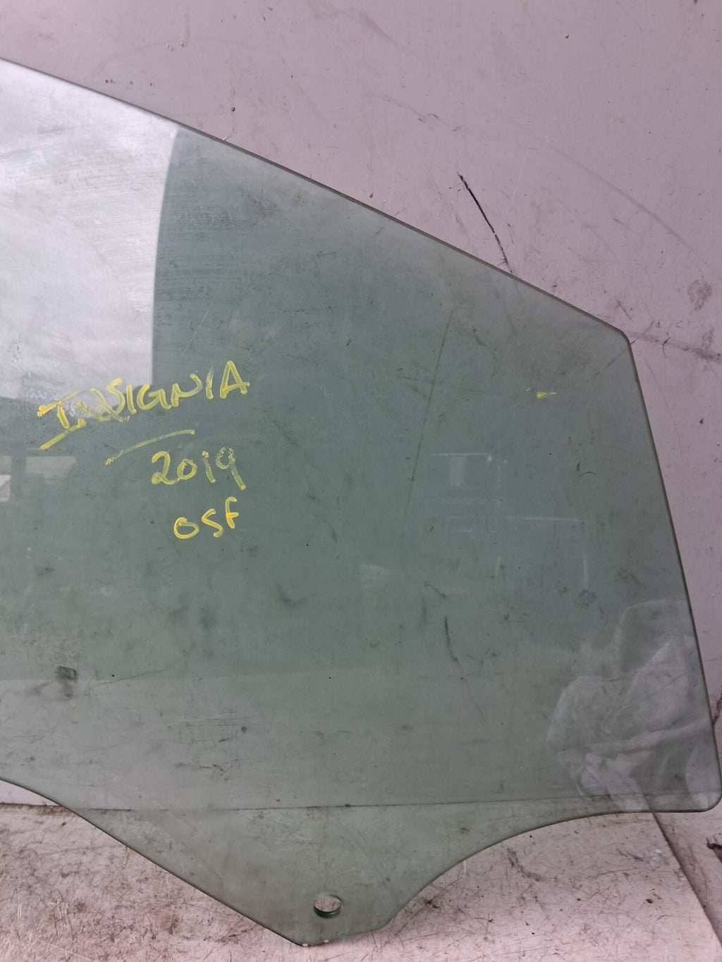 2019 VAUXHALL INSIGNIA OSF DRIVER SIDE FRONT RIGHT WINDOW GLASS 43R000056