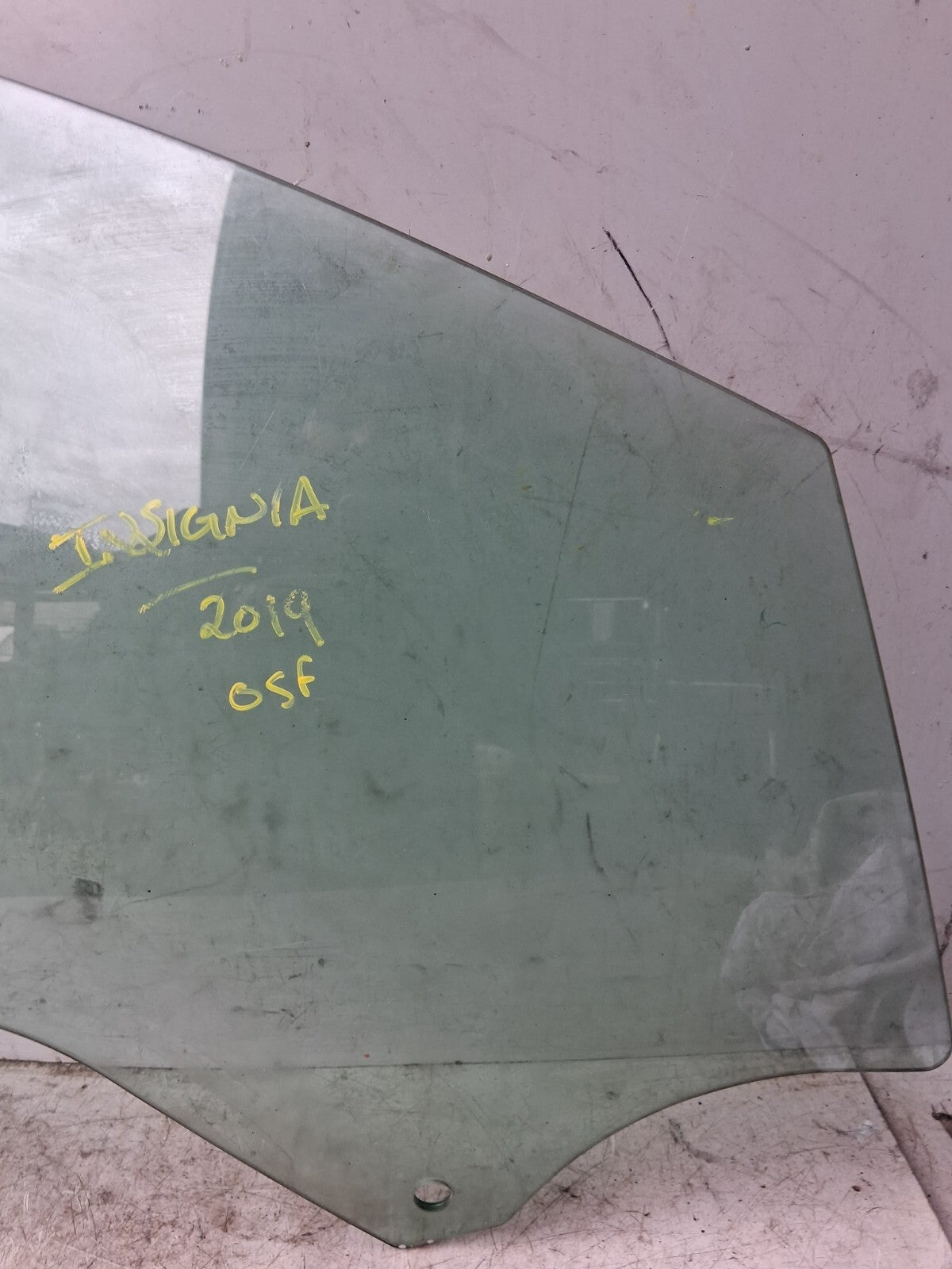 2019 VAUXHALL INSIGNIA OSF DRIVER SIDE FRONT RIGHT WINDOW GLASS 43R000056