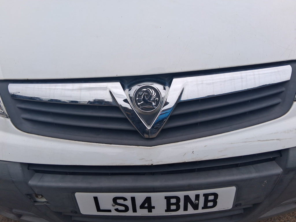 2014 VAUXHALL VIVARO MK1 COMPLETE UPPER BUMPER FRONT GRILL BADGE CHROME GRILLE