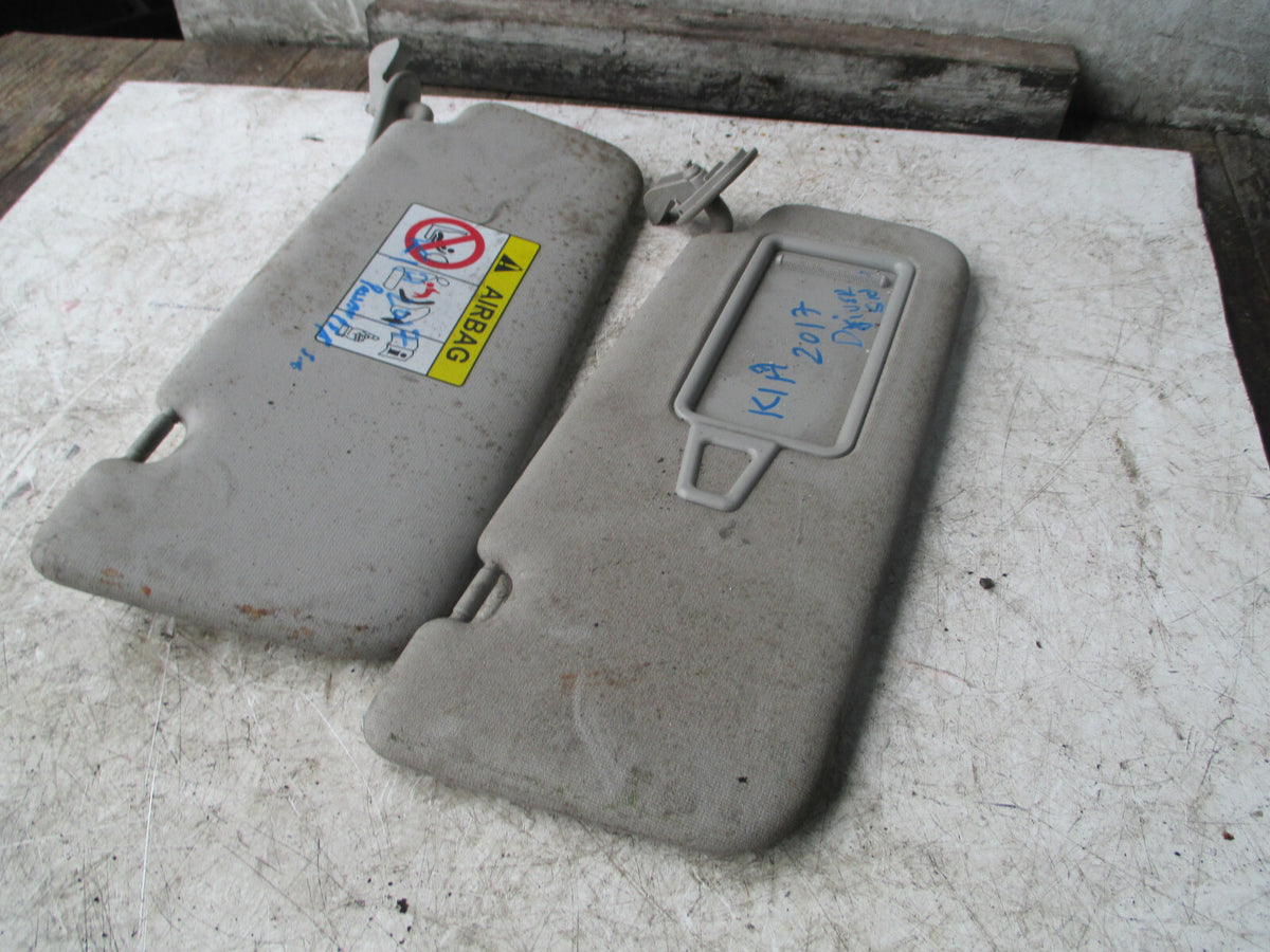 KIA PICANTO 2017 MK2 FRONT SUN VISOR SET PAIR
