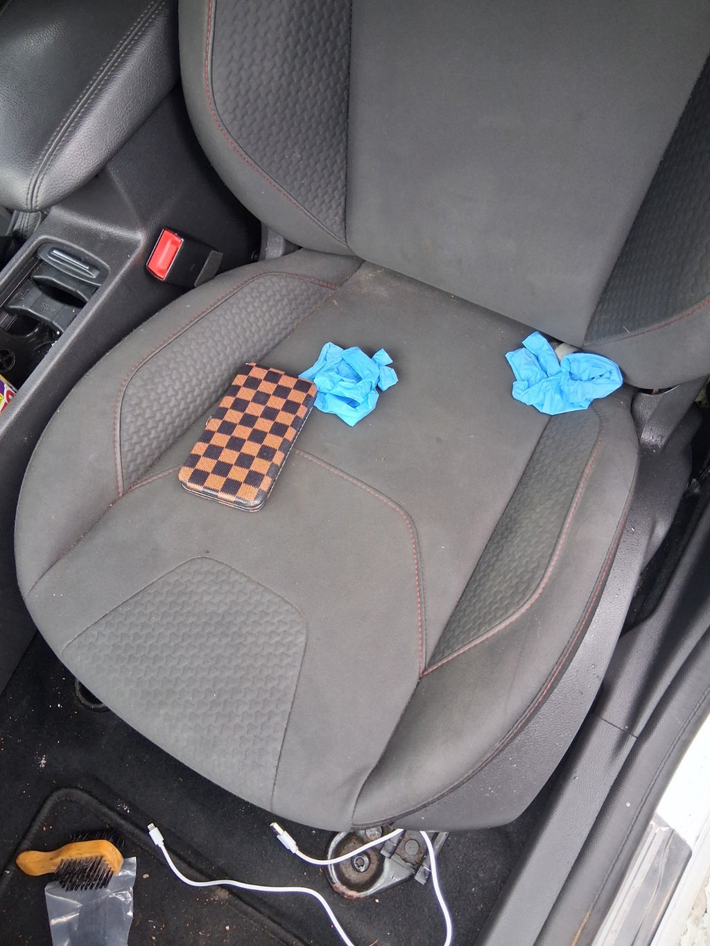 2017 FORD FOCUS MK3 ST LINE NSF PASSENGER SIDE FRONT LEFT COMPLETE FABRIC SEAT