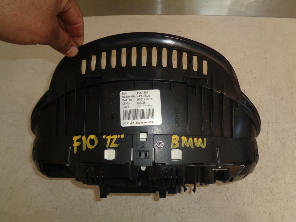 BMW 5 SERIES F10 2012 2.0 DIESEL SPEEDOMETER INSTRUMENT CLUSTER CLOCK 9291416