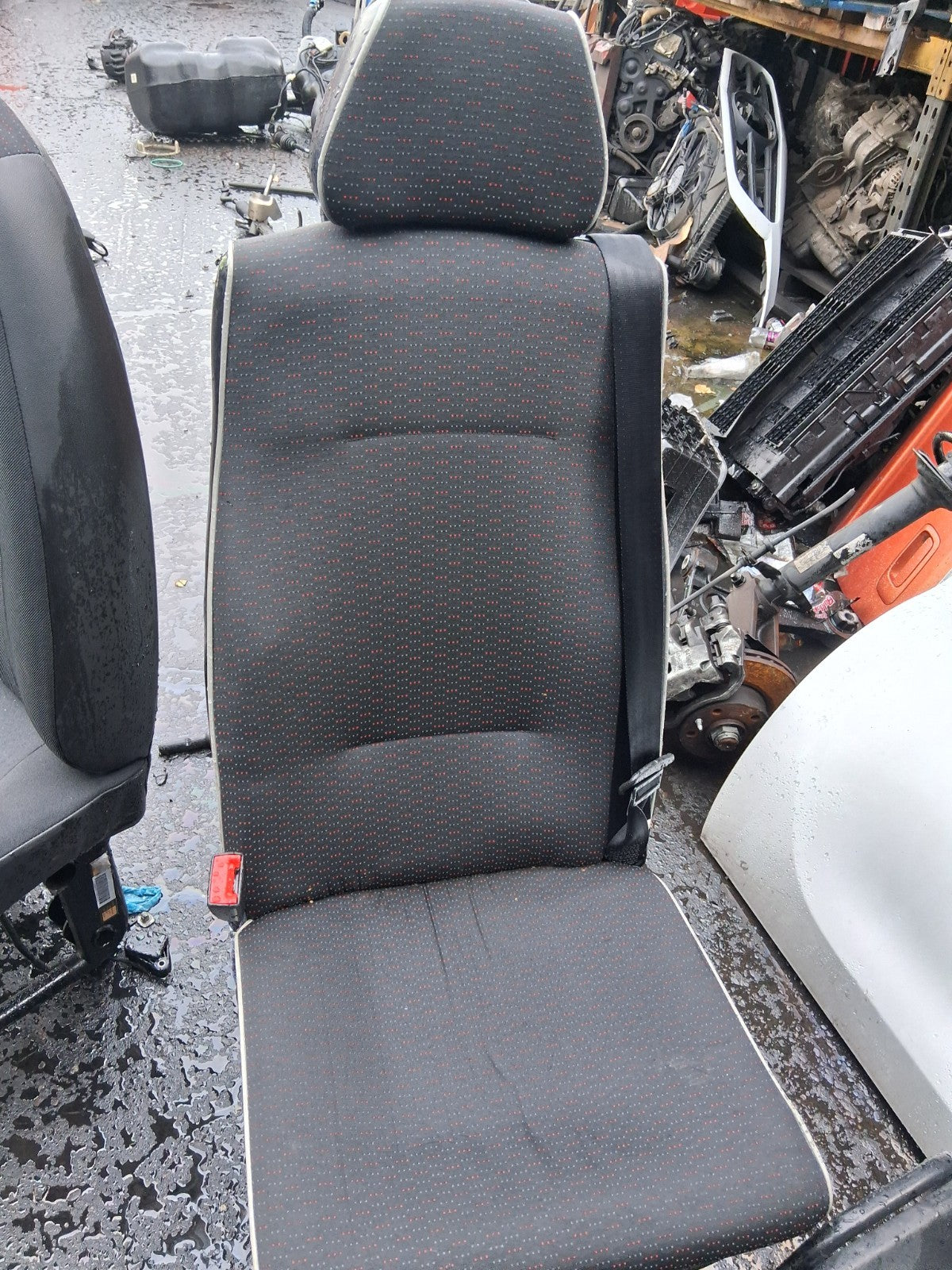 2021 PEUGEOT BOXER MK3 NS PASSENGER SIDE LEFT REAR CLOTH FABRIC SEAT