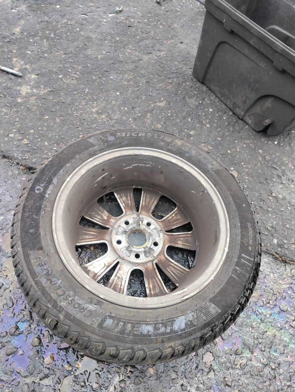 VW VOLKSWAGEN GOLF MK7.5 2017 16 INCH ALLOY WHEEL WITH TYRE 205/55R16