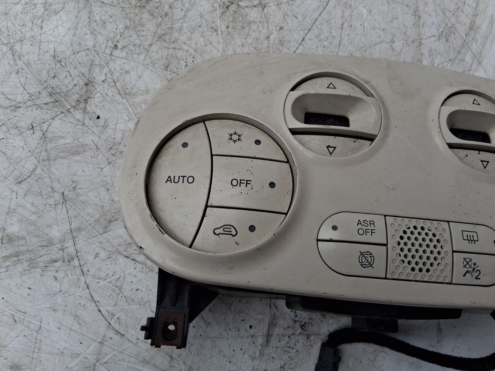 2015 FIAT 500 LOUNGE AC HEATER CLIMATE CONTROL SWITCH PANEL 735595278