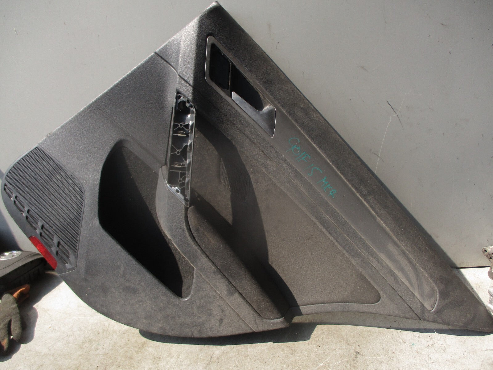 2015 VOLKSWAGEN GOLF MK7 OSR DRIVER SIDE REAR RIGHT DOOR CARD PANEL 5G6867212FT