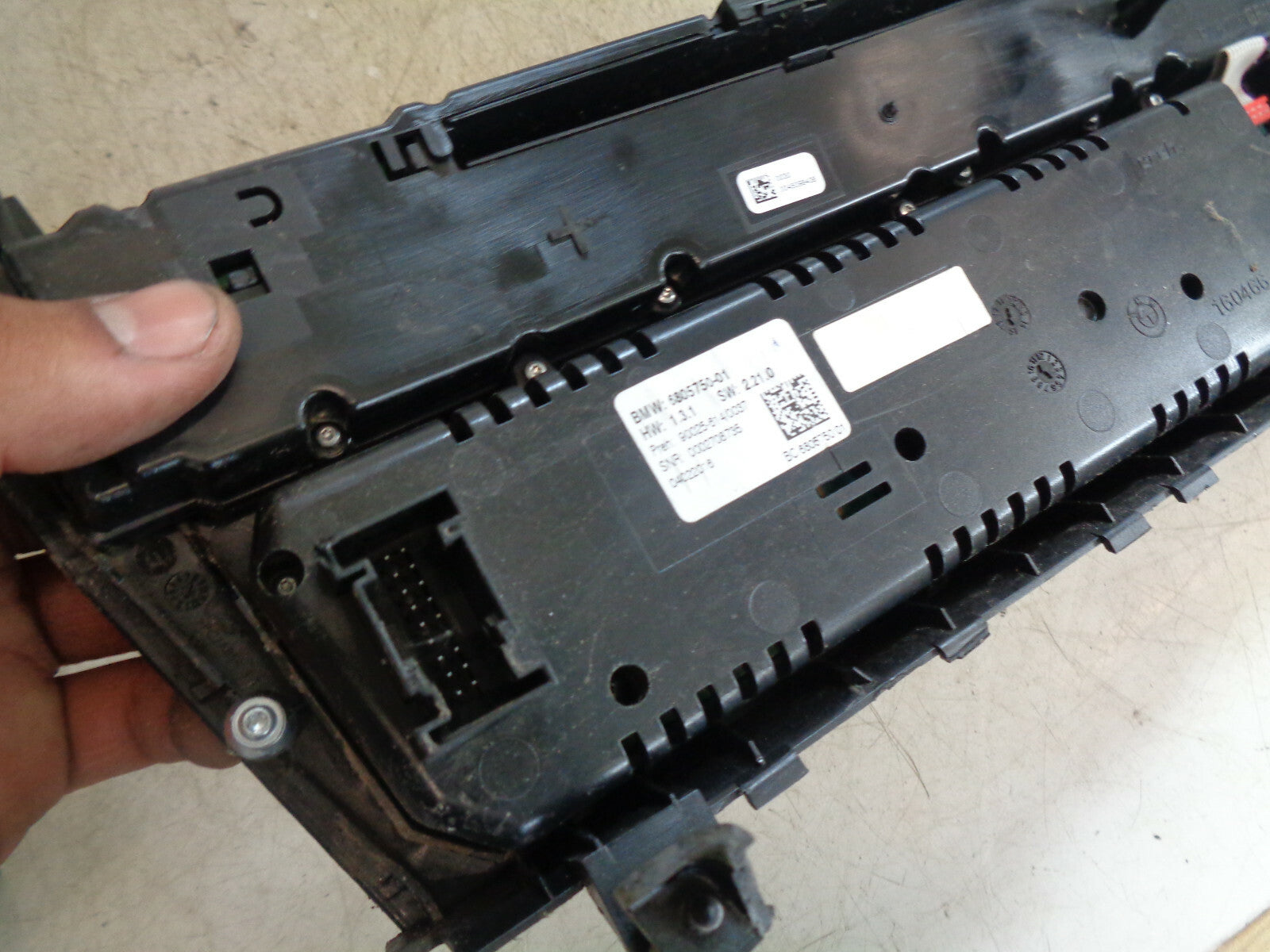 BMW 5 SERIES GT F07 2016 M SPORT HEATER CONTROL SWITCH PANEL DAMAGED 6805750