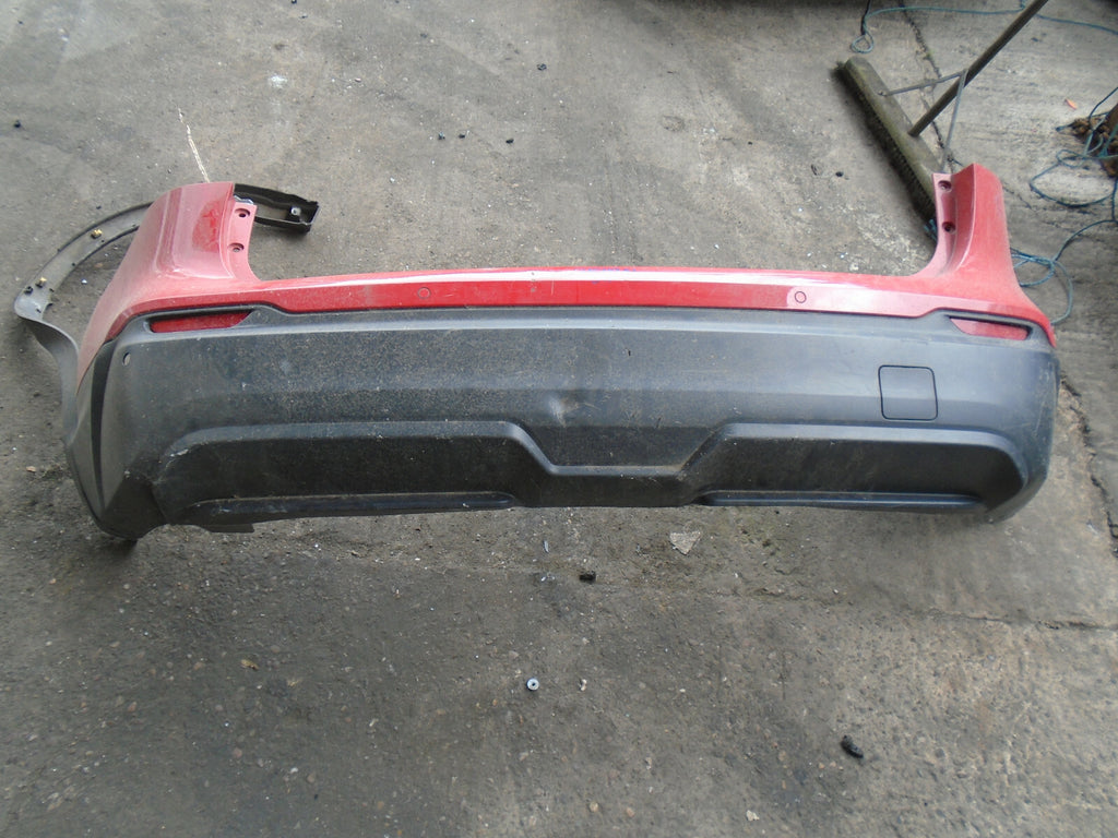 NISSAN QASHQAI J11 2018 REAR COMPLETE BUMPER WITH PDC SENSOR RED