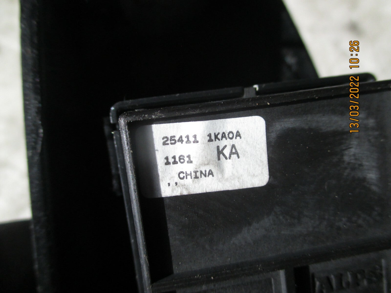NISSAN JUKE 2011 MK1 NSF FRONT PASSENGER SIDE WINDOW CONTROL SWITCH 25411KA0A