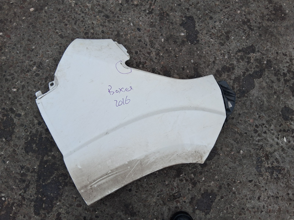 2016 PEUGEOT BOXER MK3 OSF DRIVER SIDE FRONT RIGHT WING PANEL WHITE