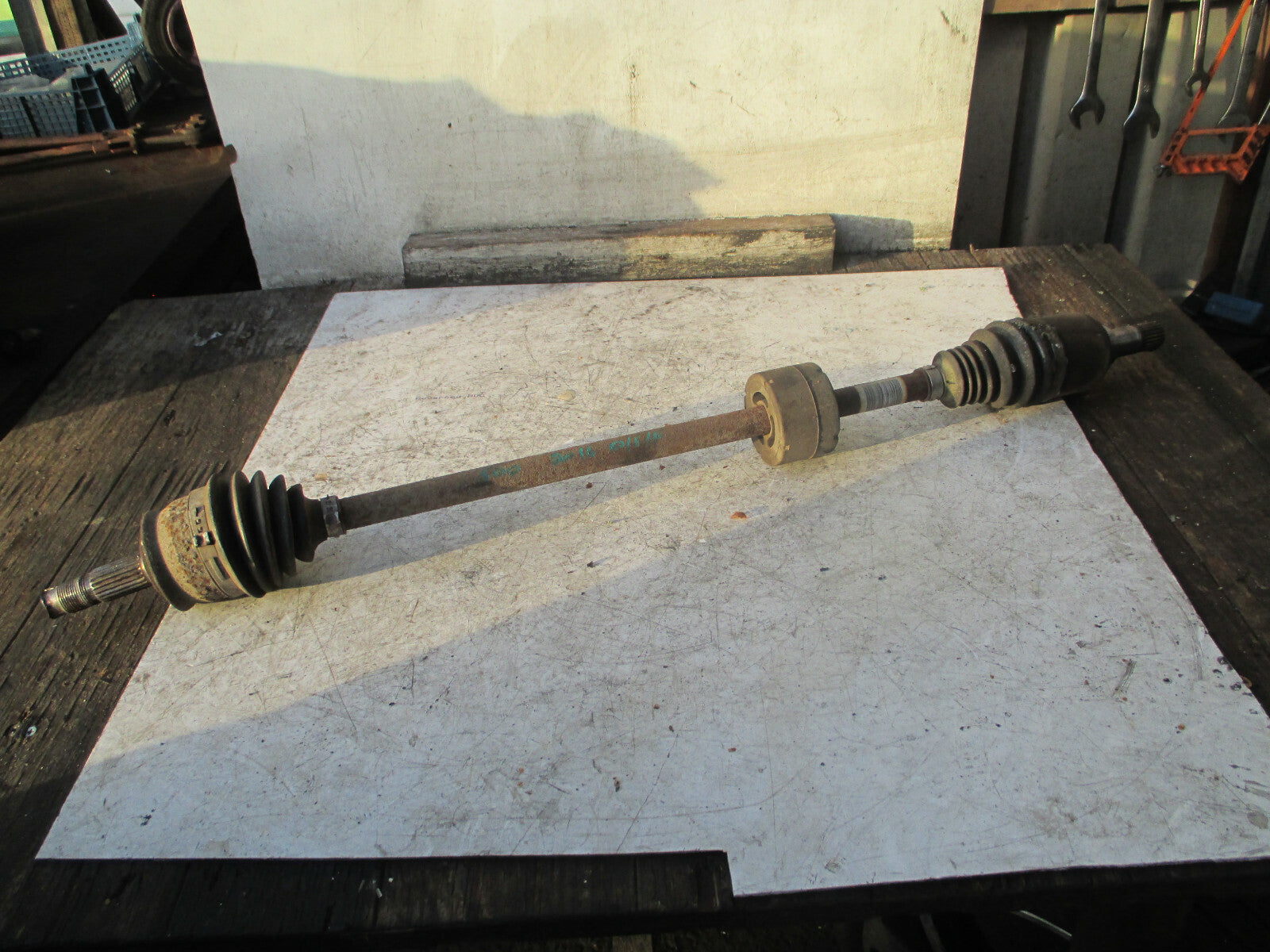 FIAT 500 2016 1.2 PETROL MANUAL OSF DRIVER SIDE FRONT DRIVESHAFT 00519554760