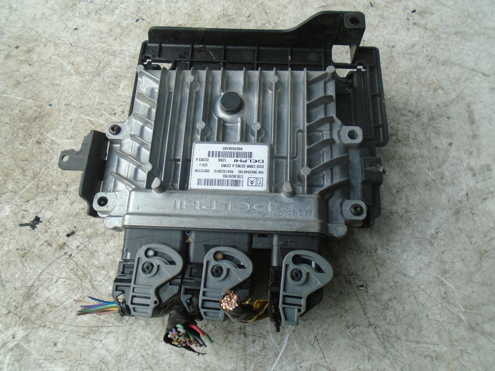 PEUGEOT 407 2006 2.0 DIESEL ECU ENGINE CONTROL MODULE UNIT 9663548180