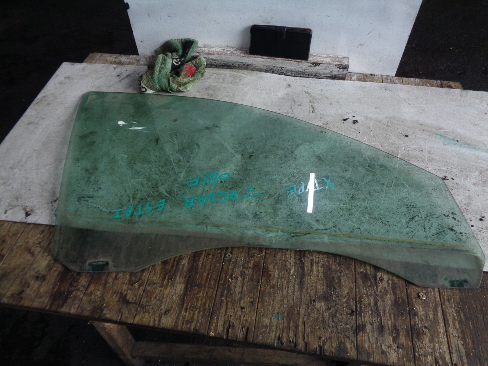JAGUAR X TYPE 2007 ESTATE OFF DRIVER SIDE FRONT DOOR GLASS