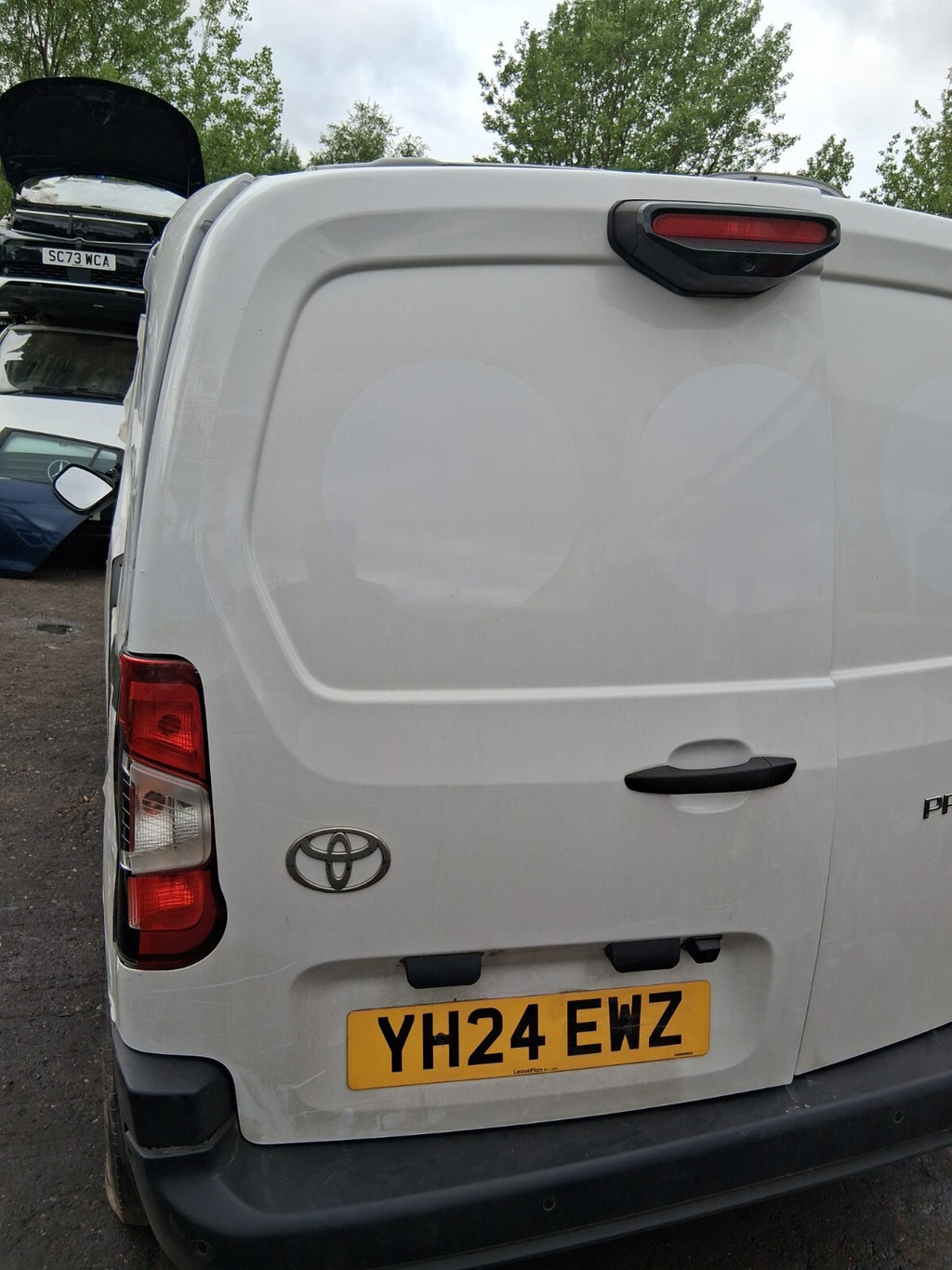 2024 TOYOTA PROACE CITY NSR PASSENGER SIDE COMP DOOR & 2 CAMERA EPR ICY WHITE