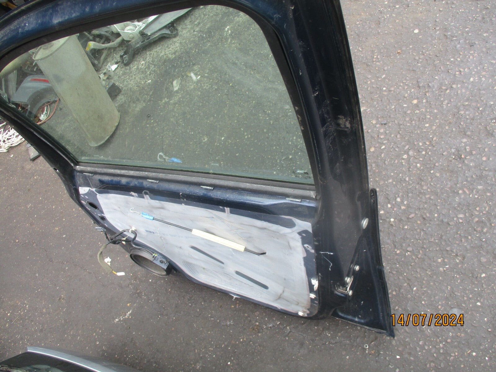 2011 VAUXHALL ZAFIRA B OSF DRIVER SIDE FRONT DOOR Z22A BLUE