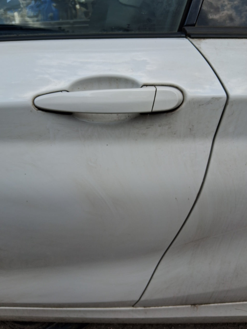 2014 BMW 1 SERIES F20 3 DOOR NSF PASSENGER SIDE FRONT LEFT DOOR HANDLE