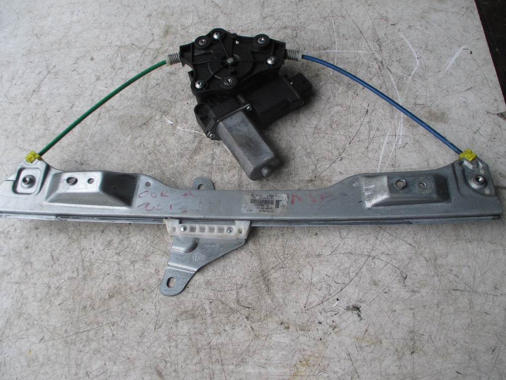 VAUXHALL CORSA D 2013 1.4 NSF PASSENGER SIDE WINDOW MOTOR REGULATOR 13298153