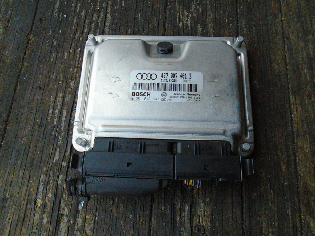 AUDI A6 ALLROAD 2002 2.5 DIESEL ECU ENGINE CONTROL MODULE UNIT 4Z7907401B
