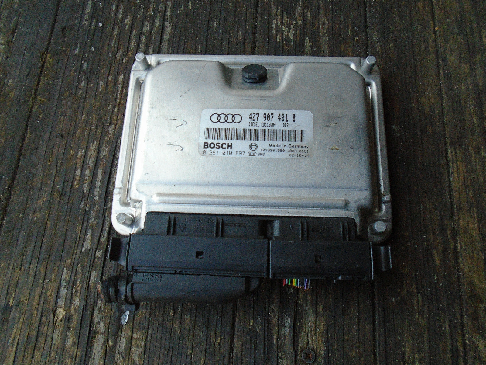 AUDI A6 ALLROAD 2002 2.5 DIESEL ECU ENGINE CONTROL MODULE UNIT 4Z7907401B