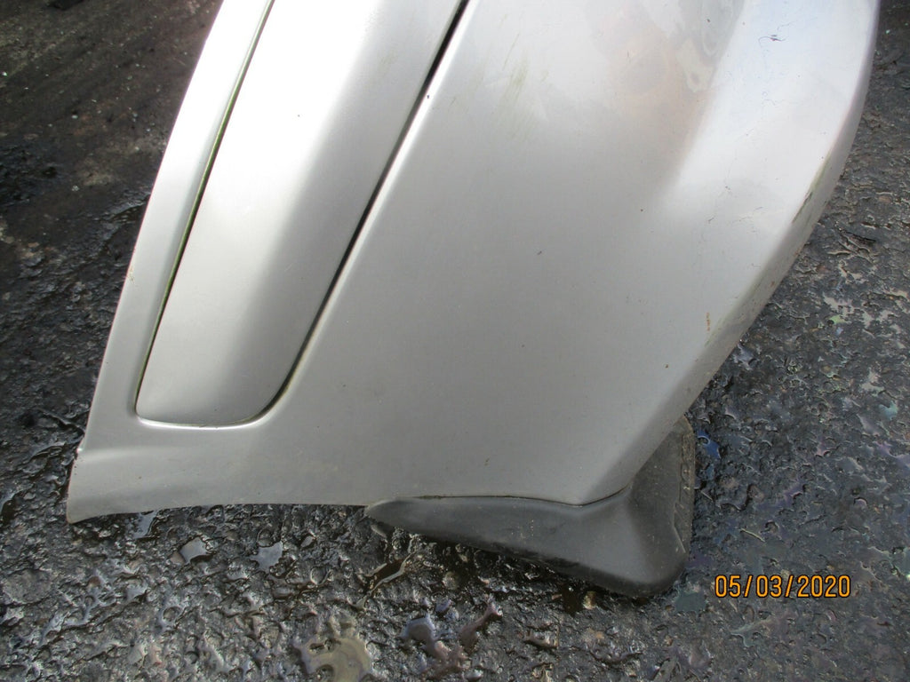 NISSAN ALMERA 2002 COMPLETE REAR BACK PLASTIC BUMPER MUD FLAP GUARD SILVER