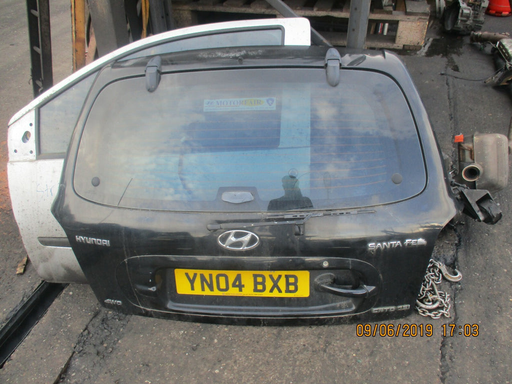 HYUNDAI SANTA FE MK1 REAR BOOTLID HATCHBACK TAILGATE BLACK