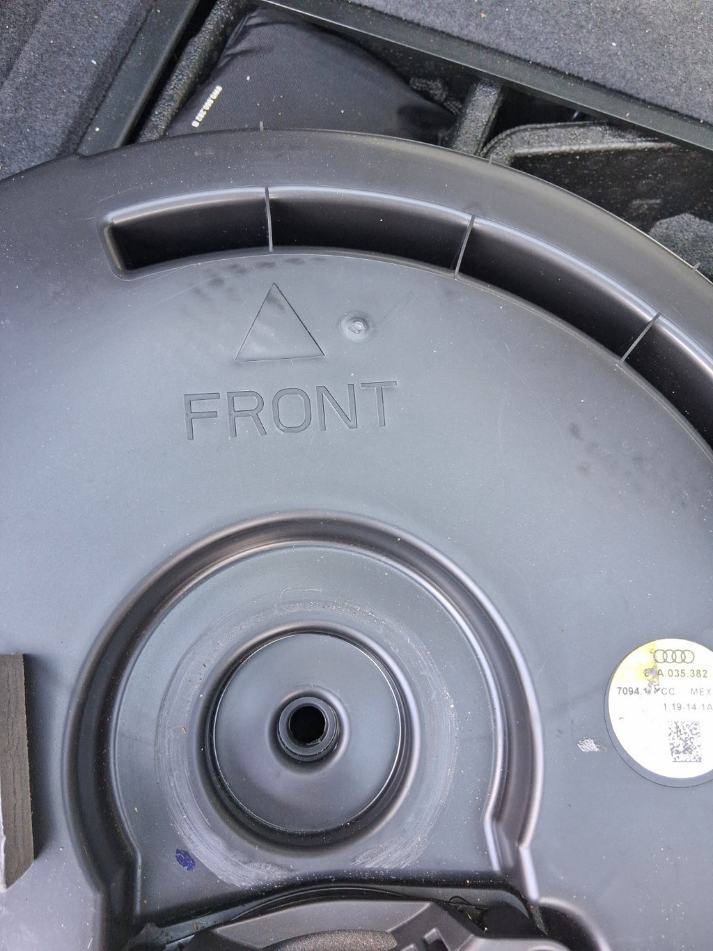 2019 AUDI Q5 FY REAR BOOT SUBWOOFER 80A035382