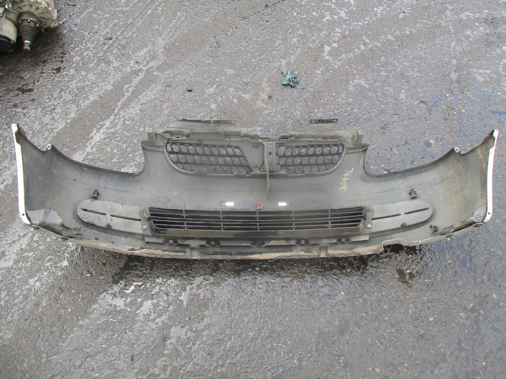 2002 VAUXHALL AGILA MPV FRONT BUMPER AND GRILL GRILLE COMPLETE SILVER