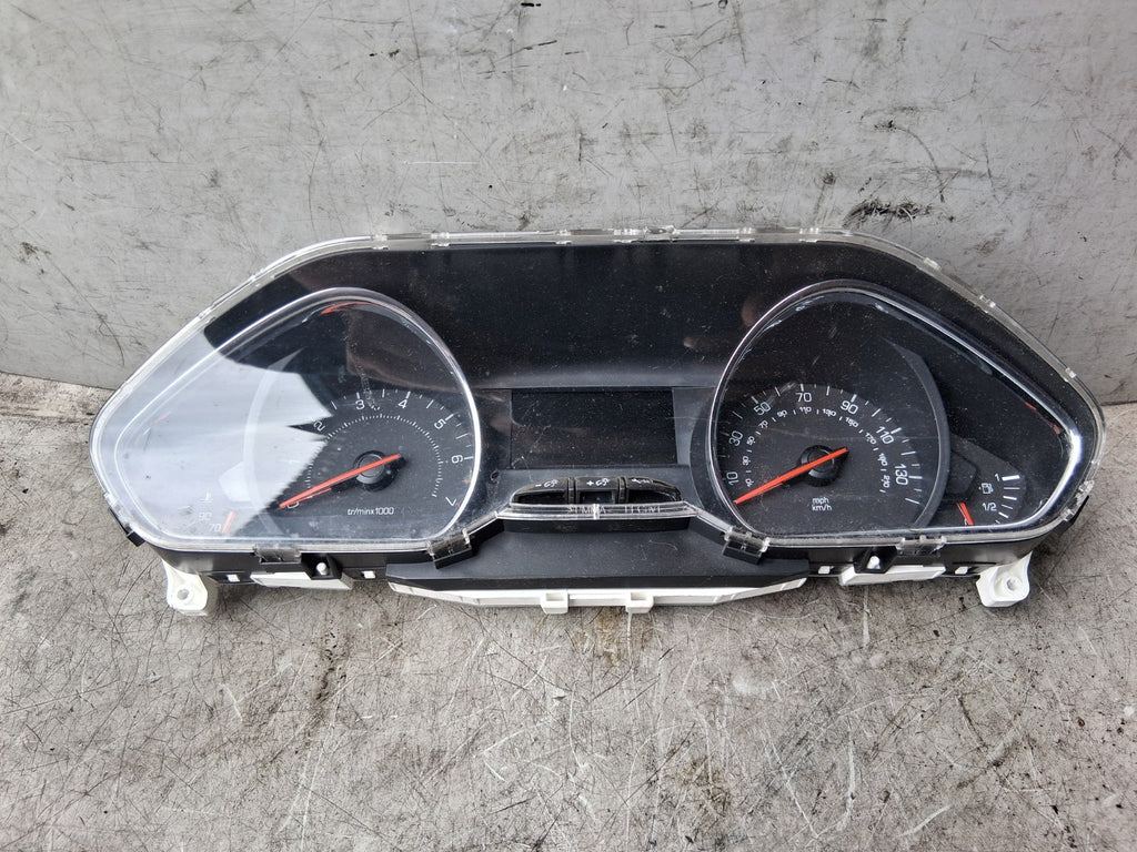 2012 PEUGEOT 208 1.2 PETROL SPEEDO SPEEDOMETER INSTRUMENT CLUSTER 9801906680