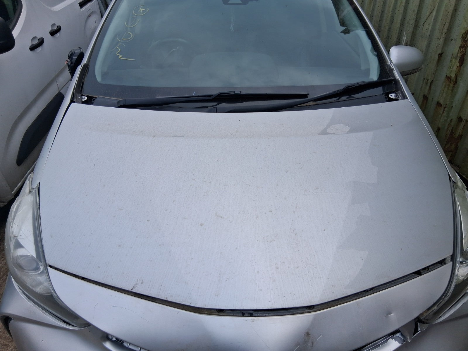 2018 TOYOTA PRIUS V PLUS XW40 FRONT BONNET HOOD PANEL SILVER