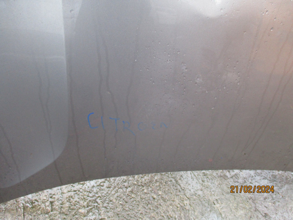 CITROEN C5 AIRCROSS 2022 FRONT BONNET HOOD SILVER GREY DAMAGED
