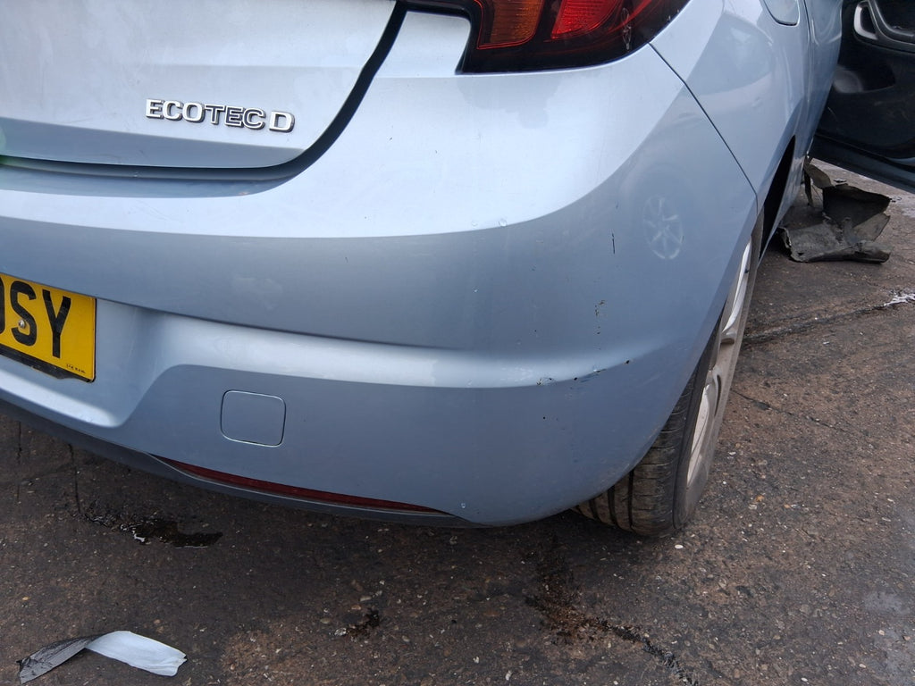 2019 VAUXHALL ASTRA K REAR COMPLETE BUMPER MAGNETIC SILVER METALLIC Z189