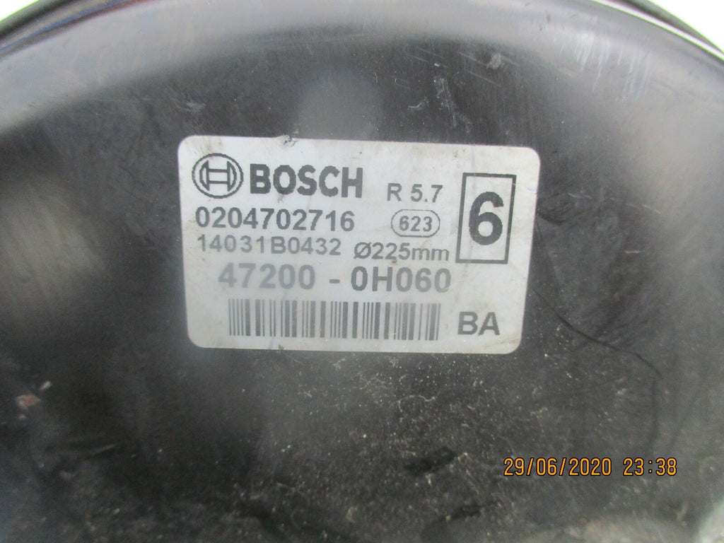 TOYOTA AYGO 2008 MK1 1.0 PETROL BRAKE SERVO 14031B0432