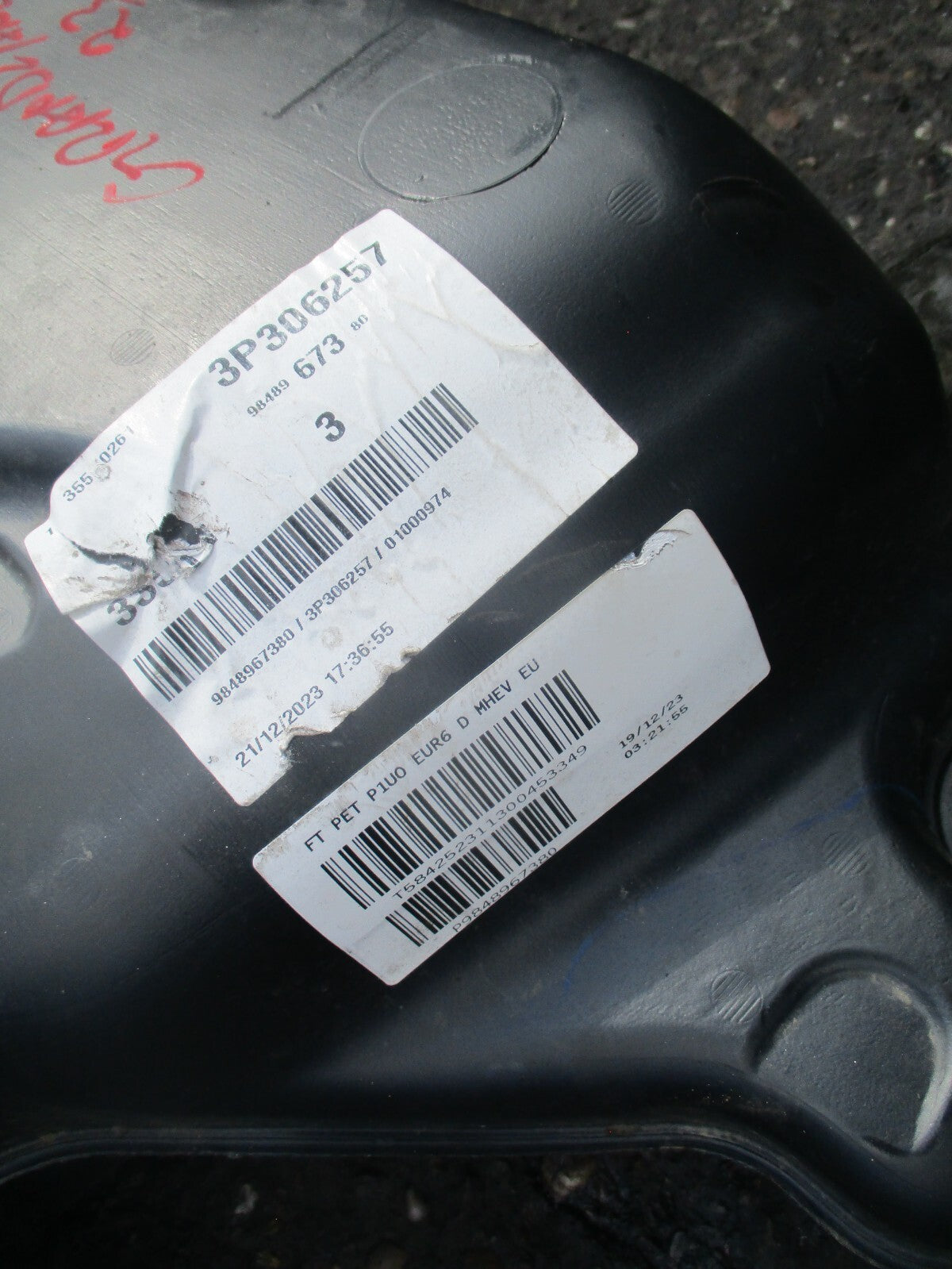 2023 VAUXHALL GRANDLAND 1.2 PETROL FUEL TANK 9848967380