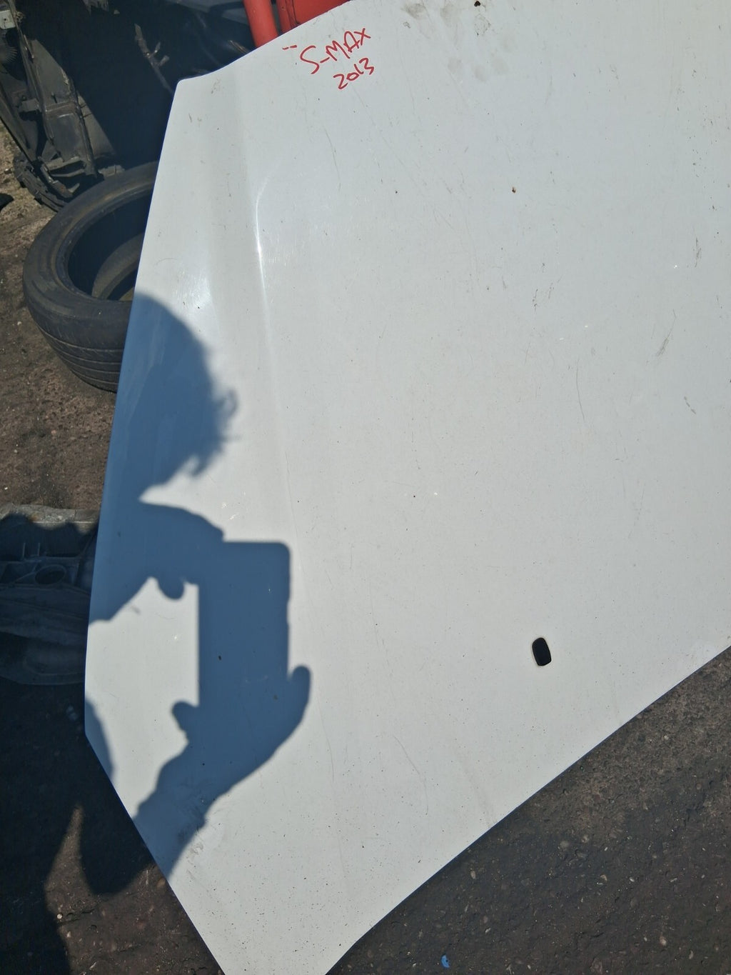 2013 FORD S MAX MK1 FRONT BONNET HOOD PANEL WHITE