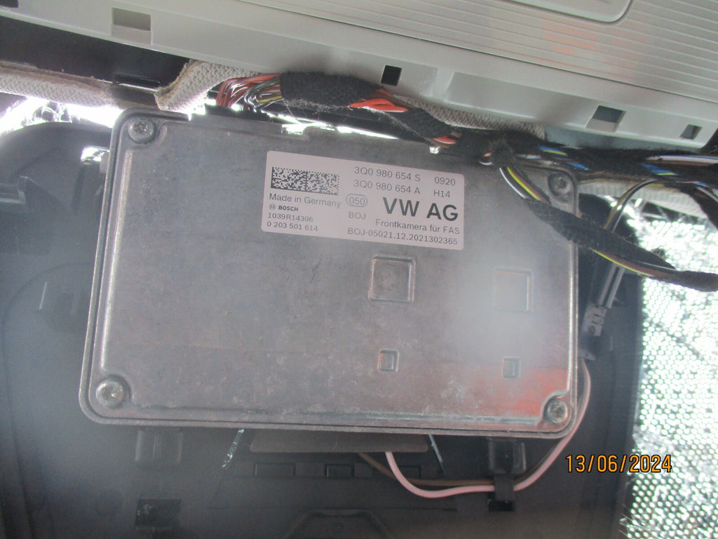 2020 VW VOLKSWAGEN T ROC FRONT LANE ASSIST PARKING CAMERA 3Q0980654S