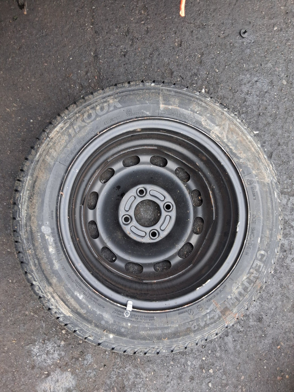 2006 FORD FIESTA MK6 14 INCH SPACE SAVER SPARE WHEEL WITH TYRE 175/65R14